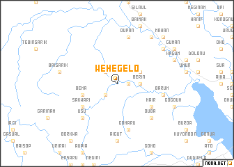 map of Wehegelo