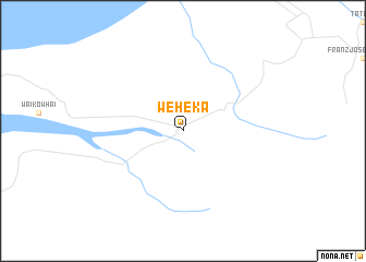 map of Weheka