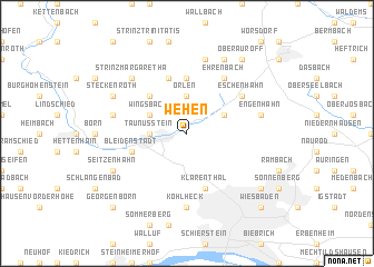 map of Wehen