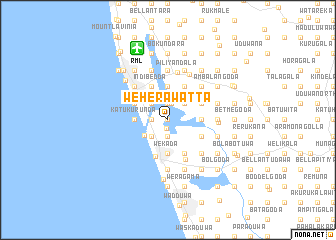 map of Weherawatta