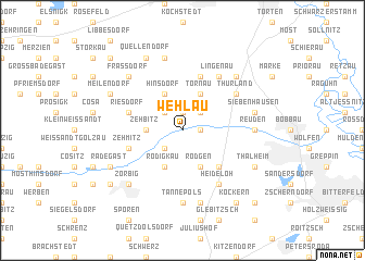 map of Wehlau