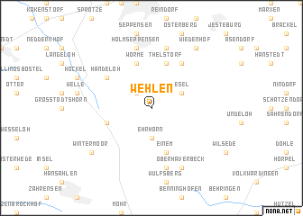 map of Wehlen