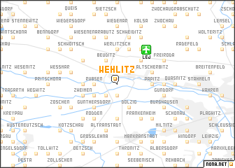 map of Wehlitz