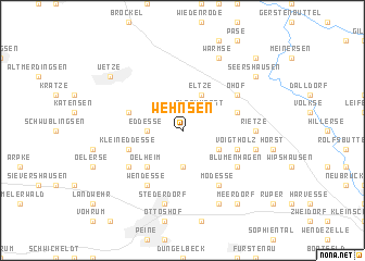 map of Wehnsen