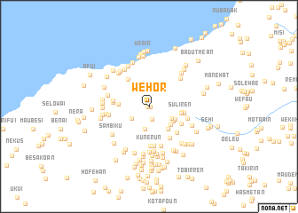 map of Wehor