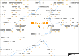 map of Wehrabach
