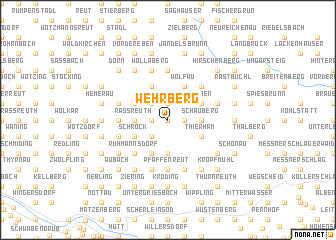 map of Wehrberg