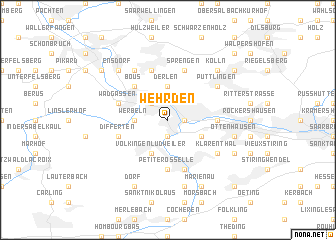 map of Wehrden