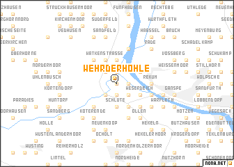 map of Wehrderhöhle