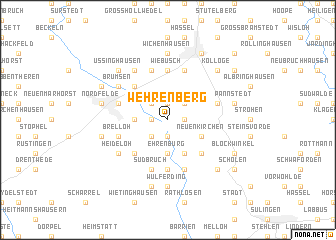 map of Wehrenberg