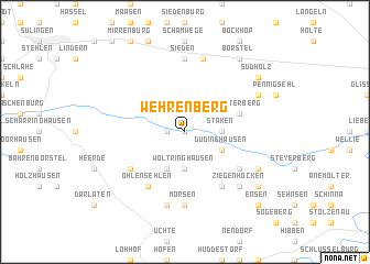 map of Wehrenberg