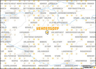 map of Wehrendorf