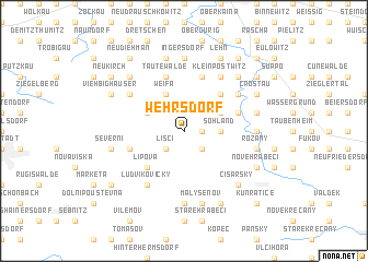 map of Wehrsdorf