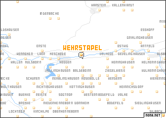 map of Wehrstapel