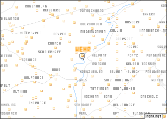 map of Wehr