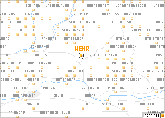 map of Wehr