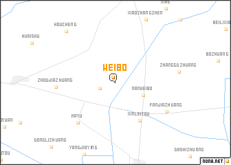 map of Weibo