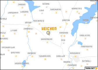 map of Weichen