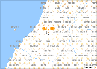 map of Wei-chia
