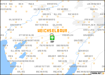 map of Weichselbaum