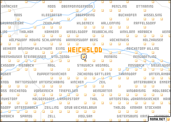 map of Weichslöd