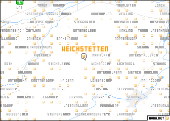 map of Weichstetten