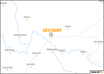 map of Weichuan