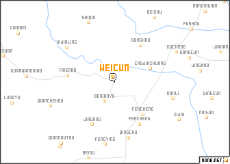 map of Weicun