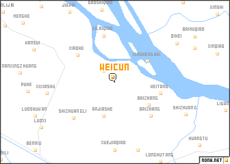 map of Weicun