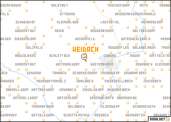 map of Weidach