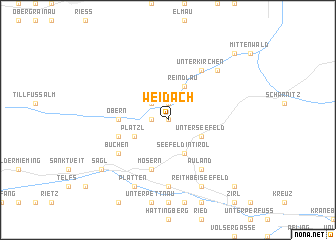 map of Weidach