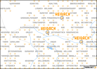 map of Weidach