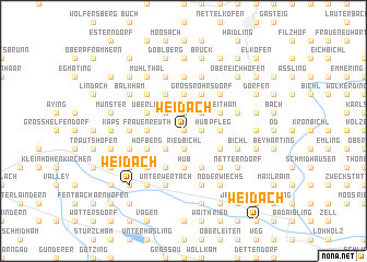 map of Weidach