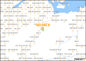 map of Weidach