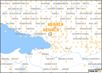 map of Weidach