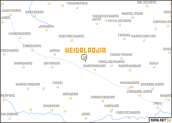 map of Weidalaojia