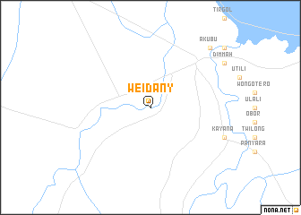 map of Weidany