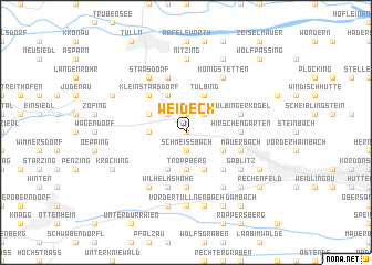 map of Weideck