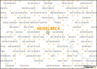 map of Weidelbach