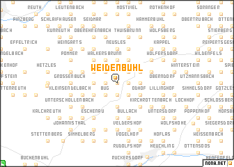 map of Weidenbühl