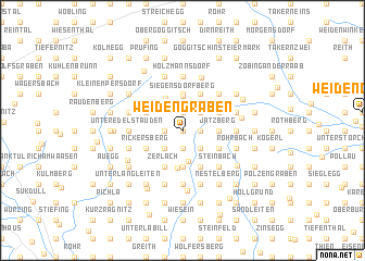 map of Weidengraben