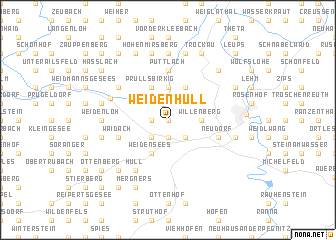 map of Weidenhüll