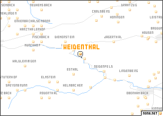 map of Weidenthal