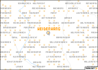 map of Weidenwang