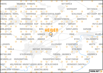 map of Weiden