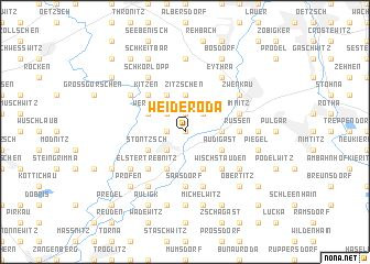 map of Weideroda