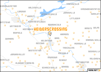map of Weiders Crossing