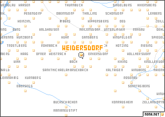 map of Weidersdorf