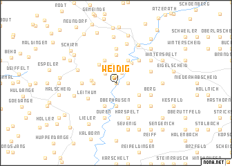 map of Weidig