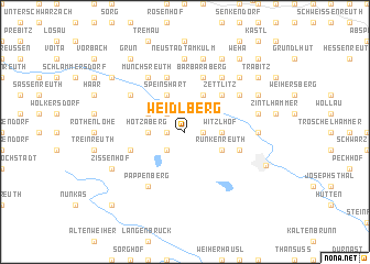 map of Weidlberg